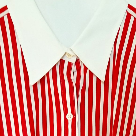 ๐ Lauren Ralph Lauren Red oxford OR Black crest , LG - Picture 7 of 9